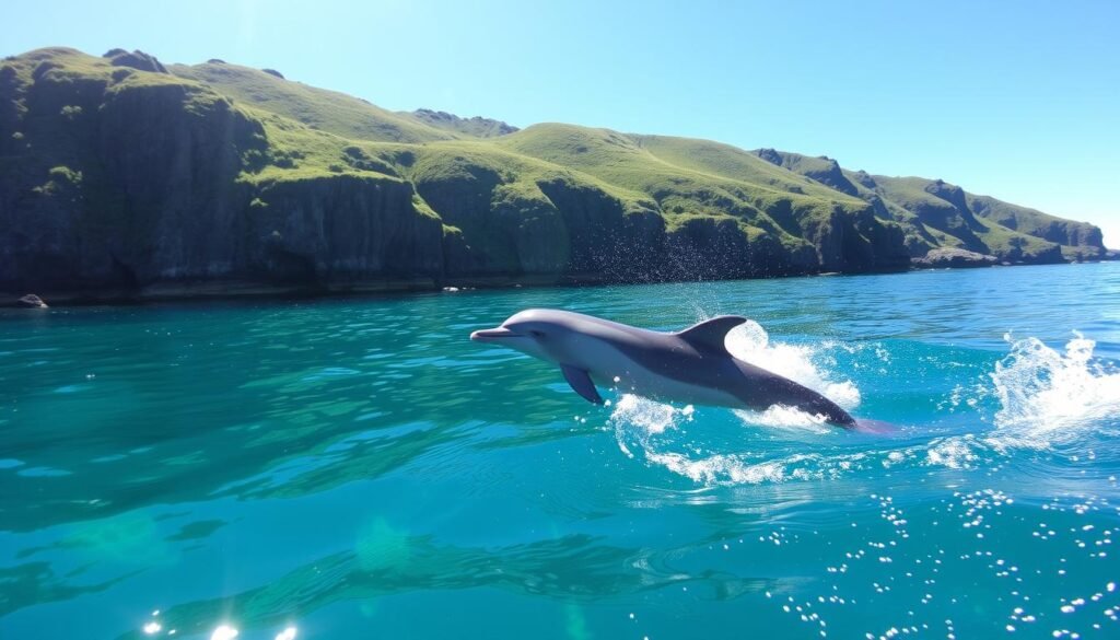 Dolphin swimming