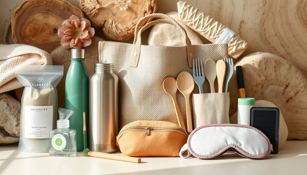Eco-friendly travel accessories