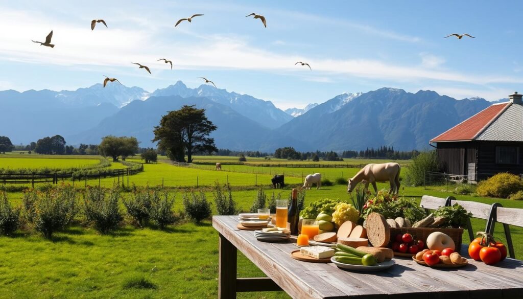 New Zealand farm to table