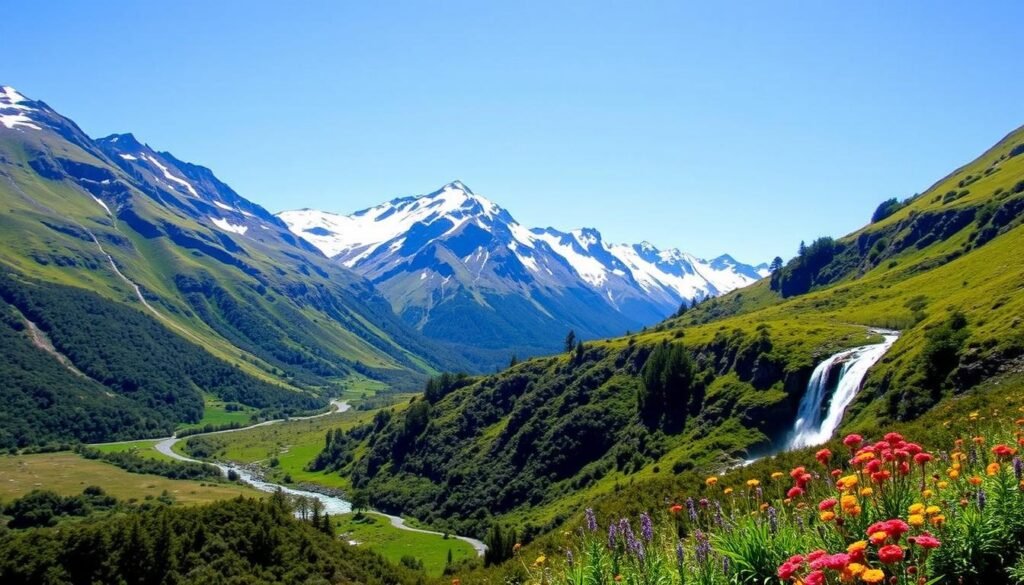 Routeburn Track scenic landscape