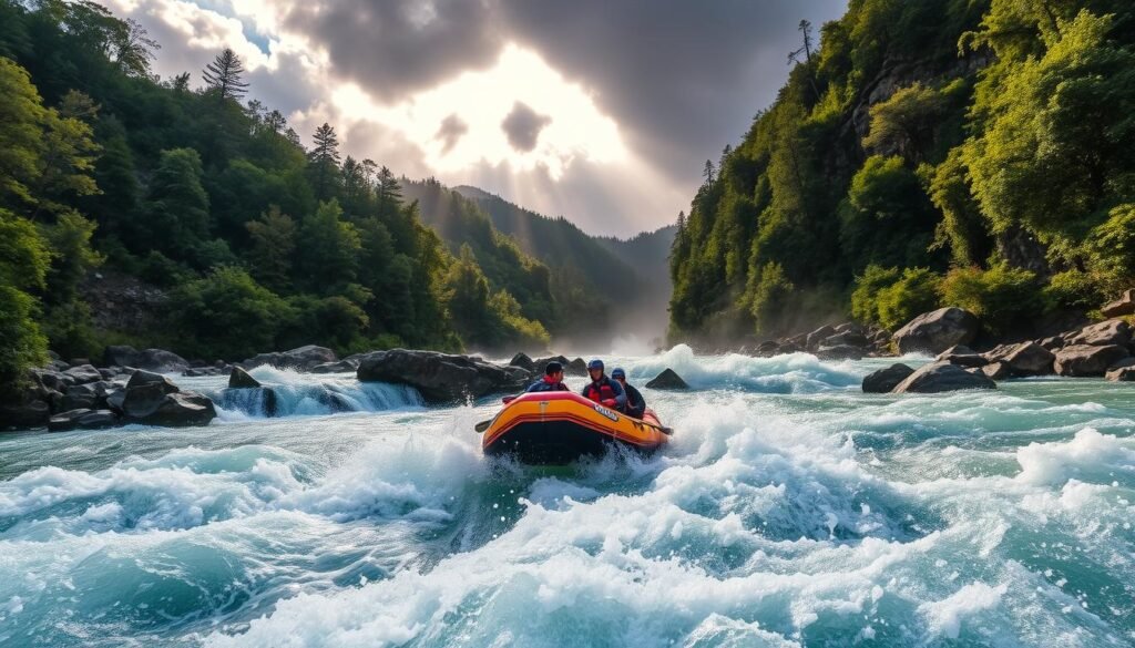 White water rafting in Rotorua