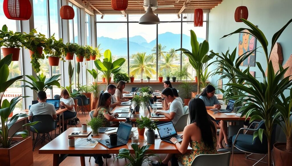 Latin American digital nomad communities