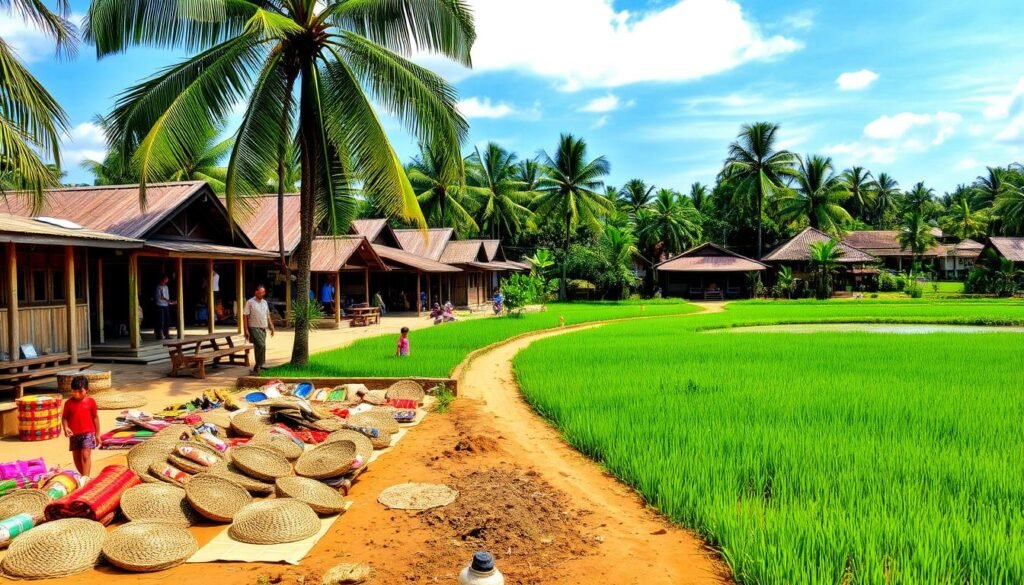 rural Cambodian villages